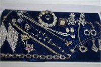 Beautiful Assortment Of Rhinestone Jewelry