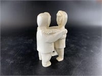 Richard Freeman gorgeous ivory carving of Native A