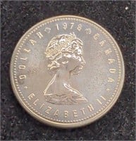 1978 Canada Proof Silver Dollar coin