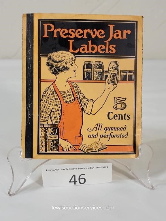 Book of Antique Preserve Jar Labels