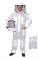 white 3xl - 3 Layer Bee Suit, Apiarist Ultra Venti