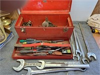 Tool box and large wrenches