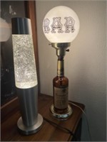Bar lamp, and lava lamp