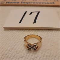 18KT Heavy Gold Electroplated Ring