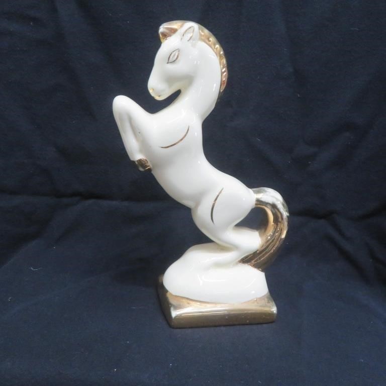 Art Deco MCM Horse Figurine - Paint on Tail Worn
