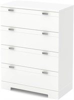 South Shore Reevo 4-Drawer Chest  Pure White