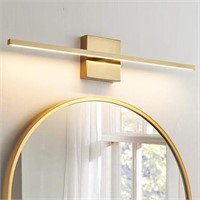 CCYCOL Gold Bathroom Light Fixtures Over Mirror