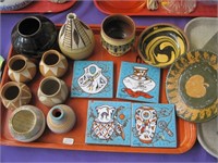 South West style pottery- Teissedre tiles