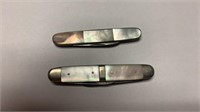 Two pearl handle knives