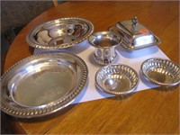 6 Silverplate Items