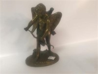 Brass Cherub Figurine by Coypel - 13" Tall