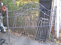 Iron headboard