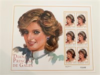 Nicaragua Diana Princess of Wales commemorative st