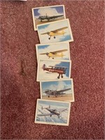 Wings Cigarettes Assorted Aircraft Cards