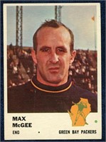 1961 Fleer Max McGee Green Bay Packers Football