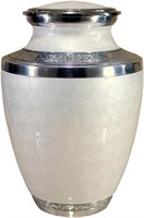 New $128 Funeral Ashes Jar(White - 10")