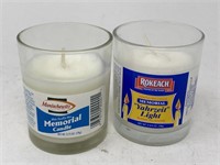 Paraffin Wax Memorial Candles