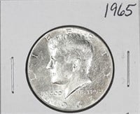 1965 USA Silver Kennedy Half Dollar