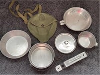 ANTIQUE BOY SCOUTS / BSA COMPLETE CAMPING MESS KIT