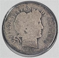 1900 USA Silver Barber Dime
