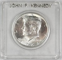 1964 USA Silver Kennedy Half Dollar