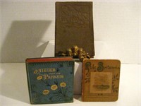 THREE ANTIQUE MINATURE BOOKS