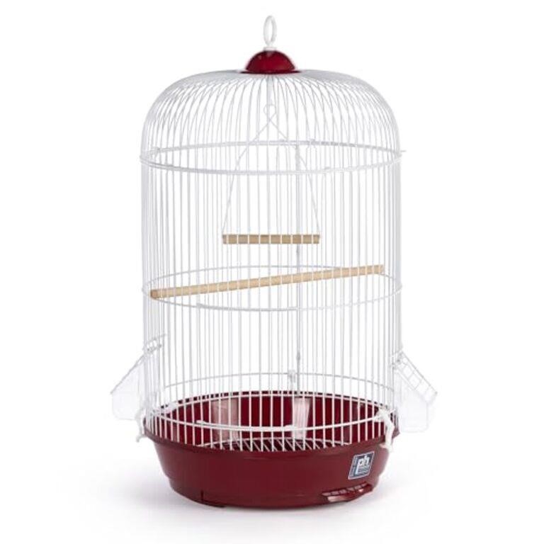 Prevue Hendryx Classic Round Bird Cage, Red