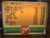 7UP Electric Menu Board.