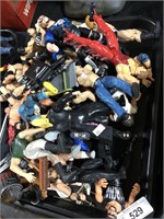 Wrestling Auction Figures.