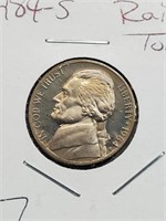 Rainbow Toned 1984-S Proof Jefferson Nickel