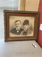 Vintage picture approximately 16 x 20