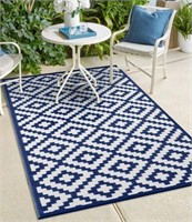 Green Decore Recycled Nirvana Navy White Outdoor R