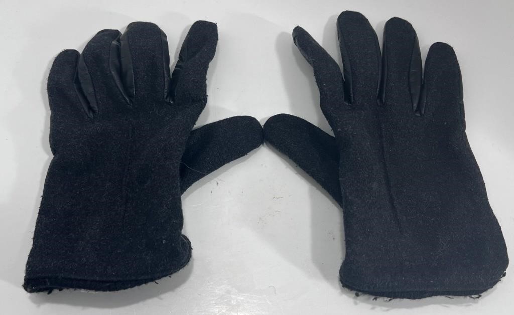 Men's Leather Palm and Blended Wool Gloves