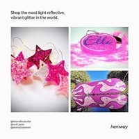 20$-Hemway Baby Pink Iridescent Glitter Mix