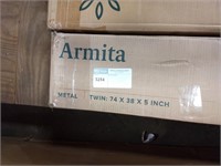 ZINUS ARMETA METAL TWIN BOX FRAME, IN BOX