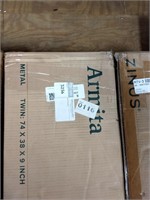 ZINUS ARMETA METAL TWIN 9" BOX FRAME, IN BOX