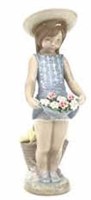 LLADRO 1980's Flowers on the Lap #1284 Girl