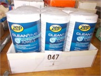 (6) Canisters of Disinfectant Towels