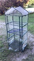 Portable green house, approx 36” x18” x 4’