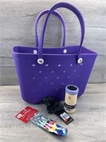 EVA RUGGED BEACH HANDBAG W HYDRO FLASK & NIKE SCU