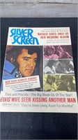 1972 Silver Screen Magazine With Elvis Presley On