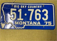Montana License Plate
