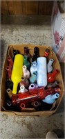 Painted wine bottles