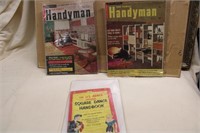 2 x Vintage Handyman Mags & Square Dance Book