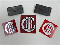 International Harvester belt buckles & stickers