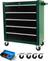 B6173  Rolling Tool Chest Cabinet, 5 Drawers (Gree