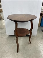 Round lamp table 22 in length 29 1/2 in tall 21