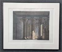 Framed Artwork Perspective View Of The Portico