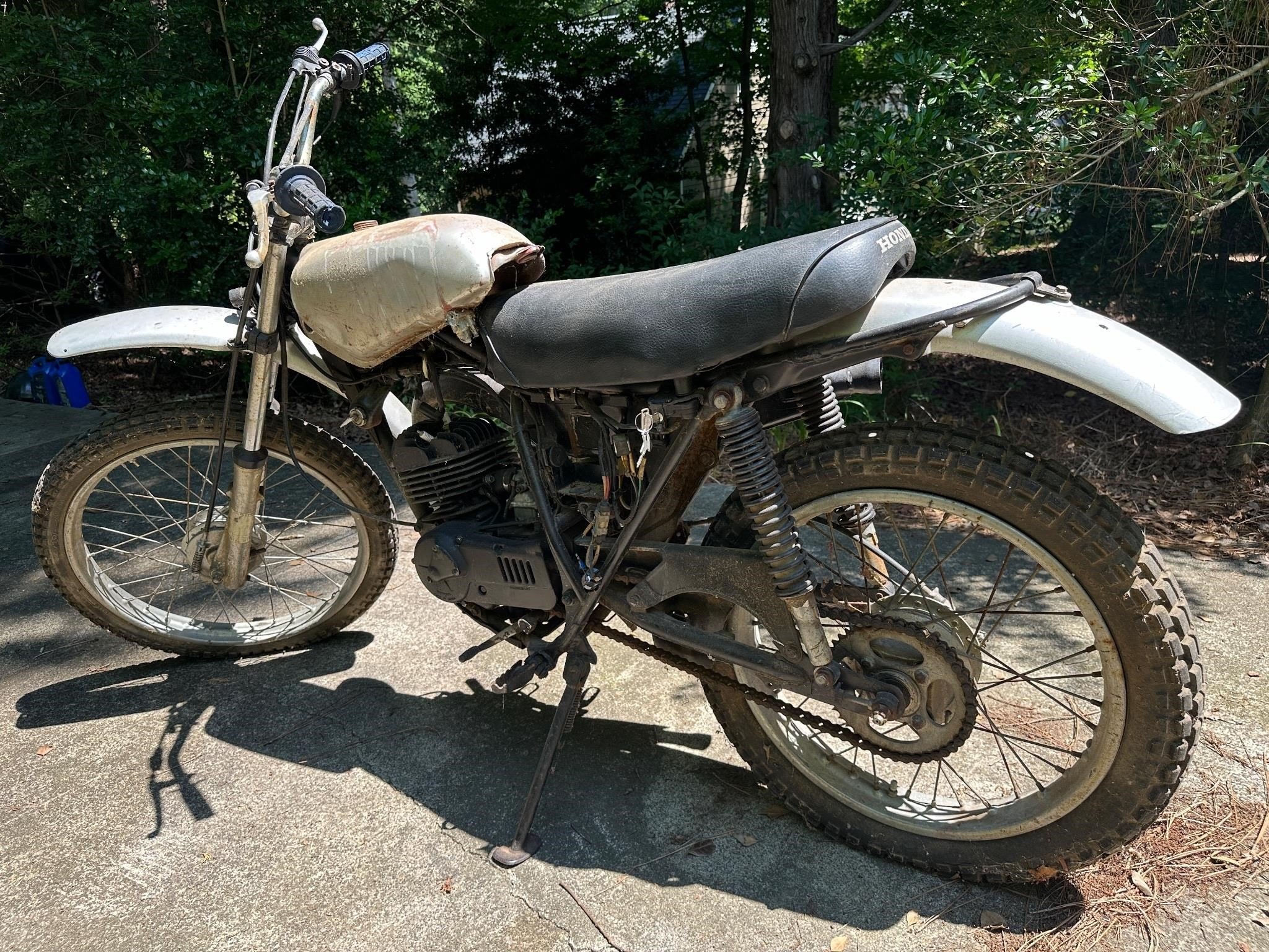 Vintage Honda motorcycle- AS IS