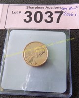 Gem Proof 2006 S Lincoln Memorial penny